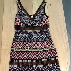 Akemi and Kin embroidered black cocktail dress